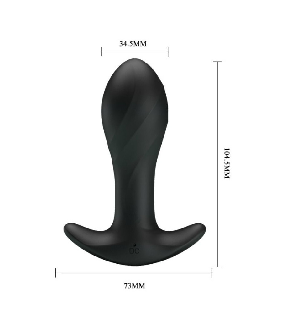 PRETTY LOVE - VIBRATEUR ANAL NOIR