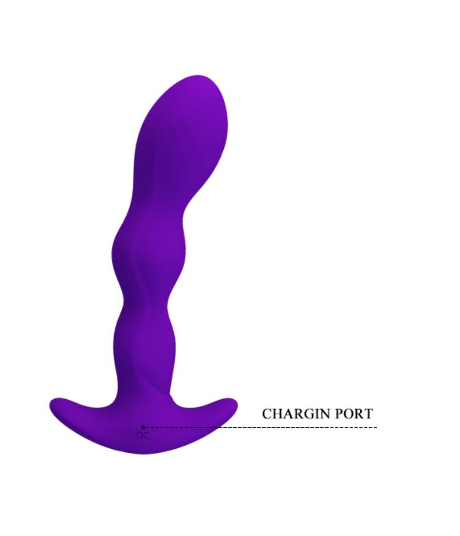PRETTY LOVE - ANAL MASSAGER 12 MODOS DE VIBRAO LILAC