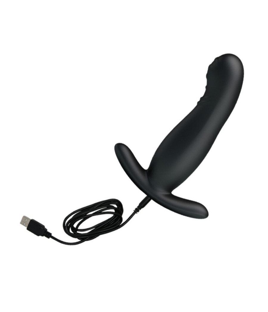 MR PLAY - MASAJEADOR DE PROSTATA NEGRO RECARGABLE