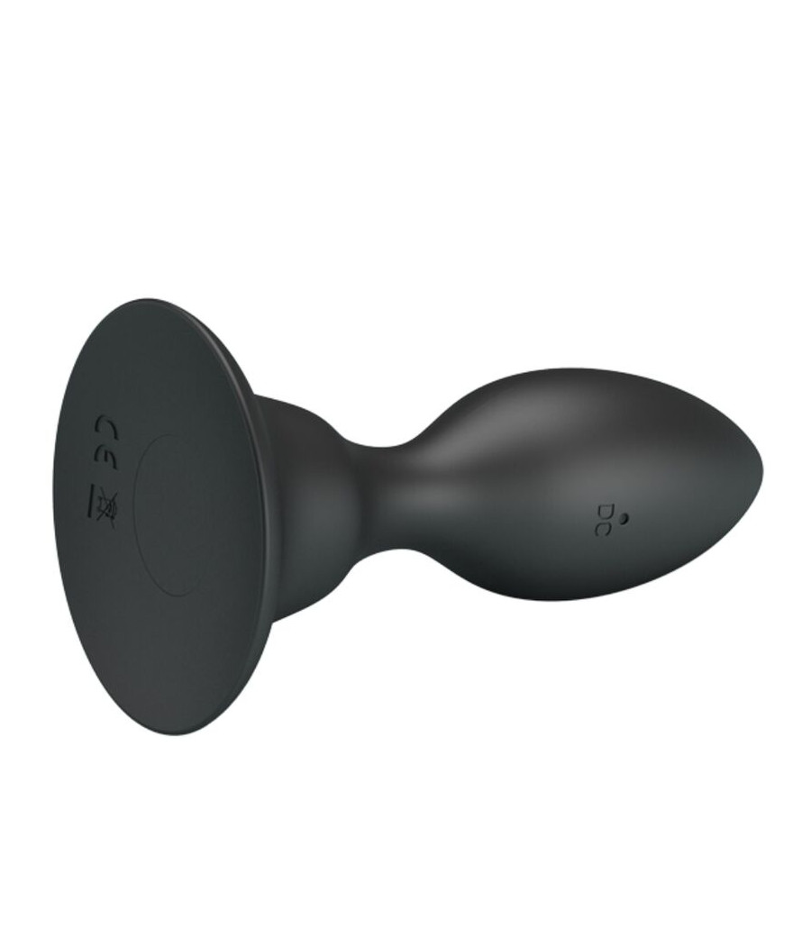 MR PLAY - ANAL PLUG WITH VIBRATION BLACK REMOTE CONTROL