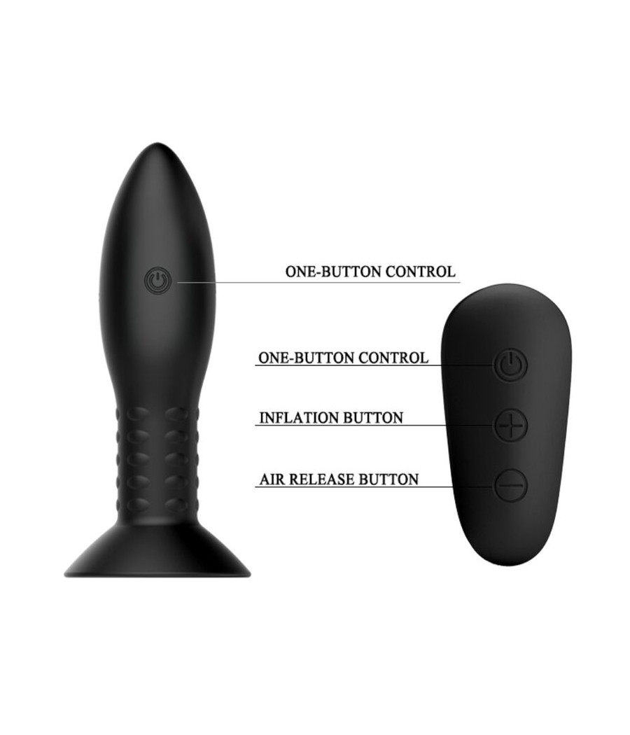 MR PLAY - STECKER MIT SCHWARZEN ROTIERENDEN BLLEN FERNBEDIENUNG