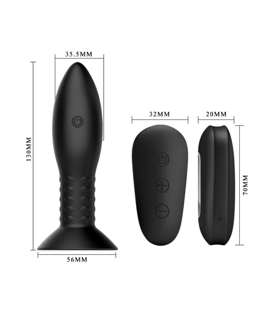 MR PLAY - SPINA CON TELECOMANDO SFERE ROTANTI NERE