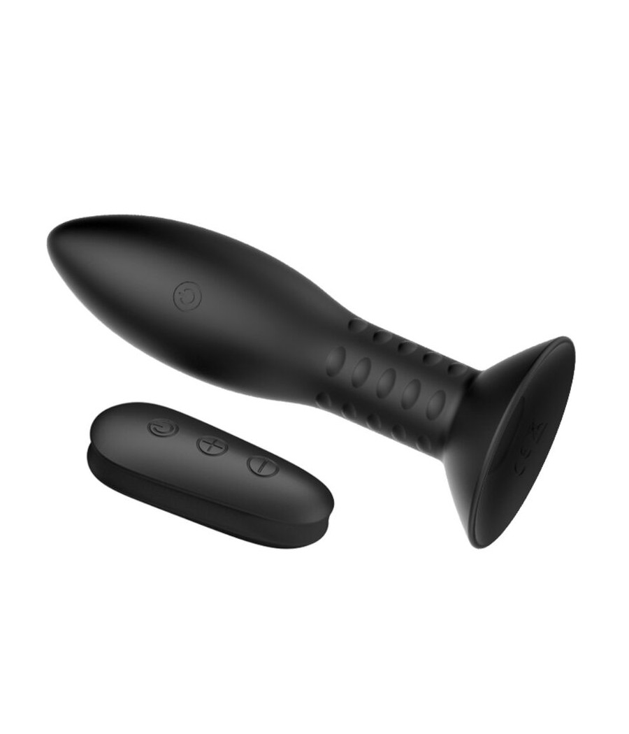 MR PLAY - PLUG CON BOLAS ROTADORAS NEGRO CONTROL REMOTO