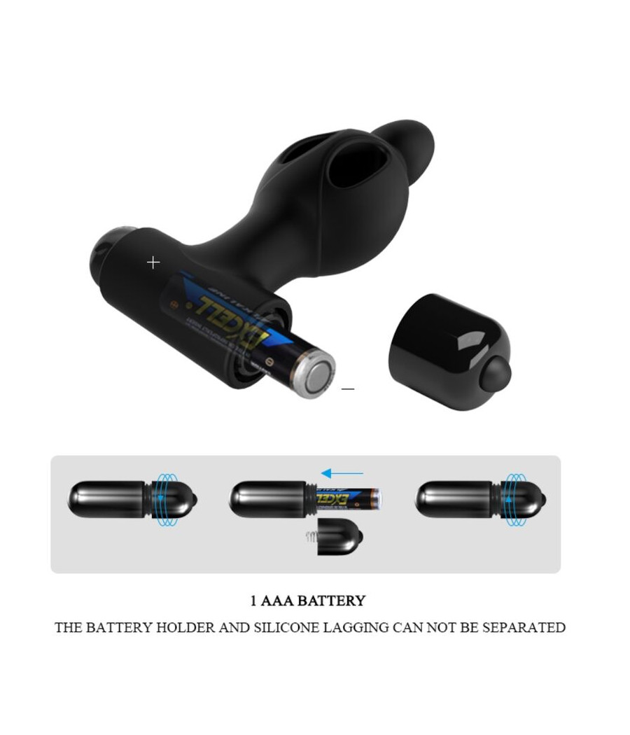 MR PLAY - SILICONE ANAL PLUG WITH VIBRATION