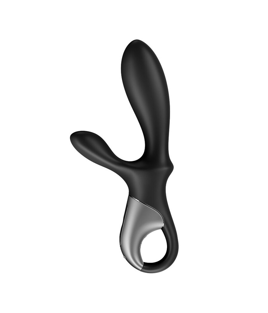 SATISFYER - HEAT CLIMAX+ APP VIBRADOR ANAL PRETO