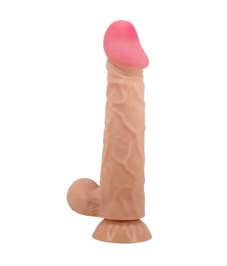 PRETTY LOVE - SÉRIE SLIDING SKIN DILDO REALÍSTICO COM VENTOSA DESLIZANTE PELE 24 CM