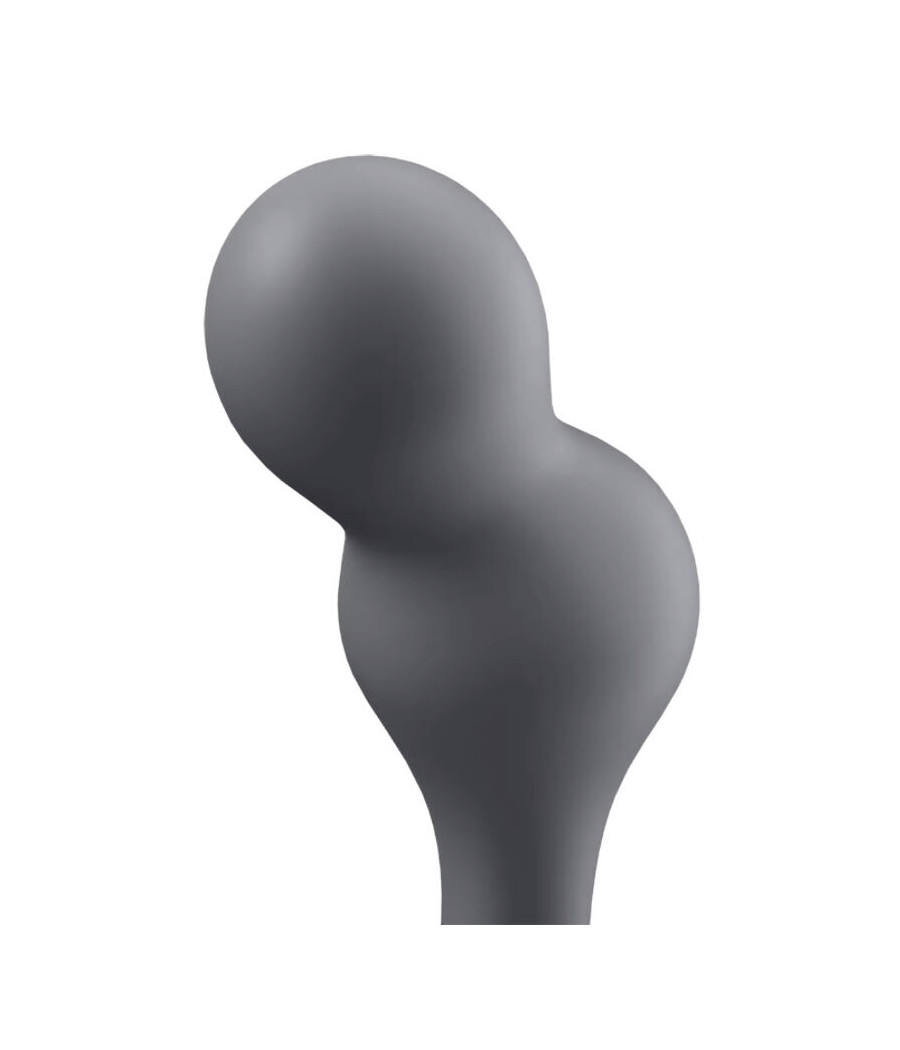 SATISFYER - DEEP DIVER VIBRATING PLUG APP GREY