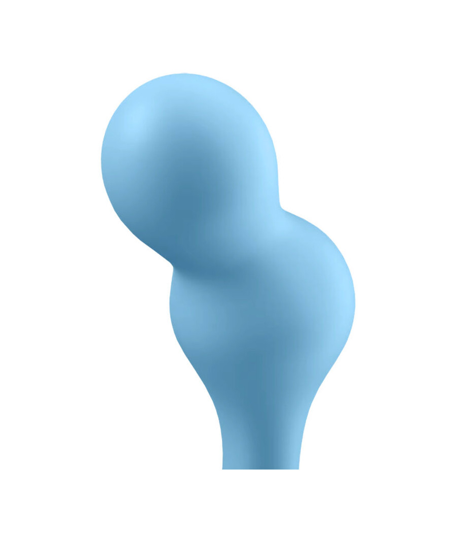 SATISFYER - DEEP DIVER PLUG VIBRADOR APP AZUL