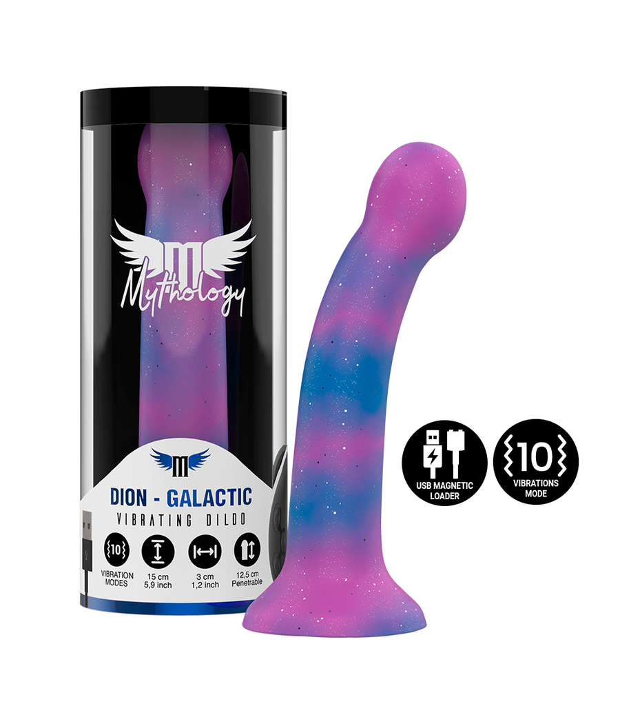 MYTHOLOGY - DION GALACTIC DILDO S - VIBRATEUR WATCHME TECHNOLOGIE SANS FIL COMPATIBLE