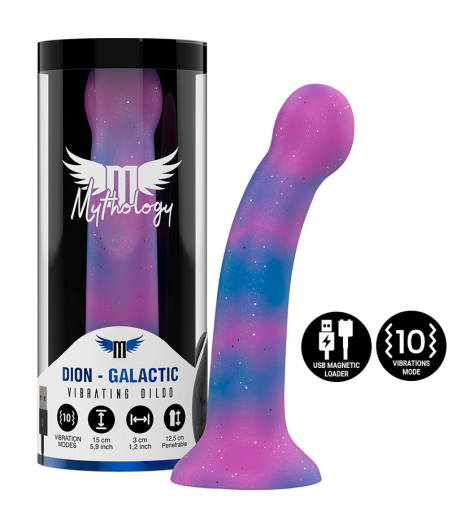 MYTHOLOGY - DION GALACTIC DILDO S - VIBRATEUR WATCHME TECHNOLOGIE SANS FIL COMPATIBLE