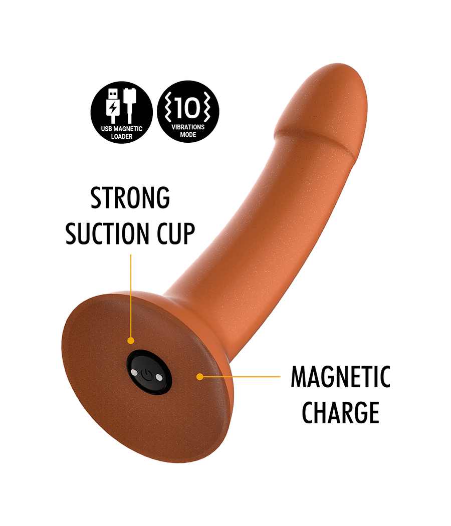 MYTHOLOGY - RUNE ROYAL DILDO M - VIBRADOR WATCHME TECNOLOGIA SEM FIO COMPATÍVEL