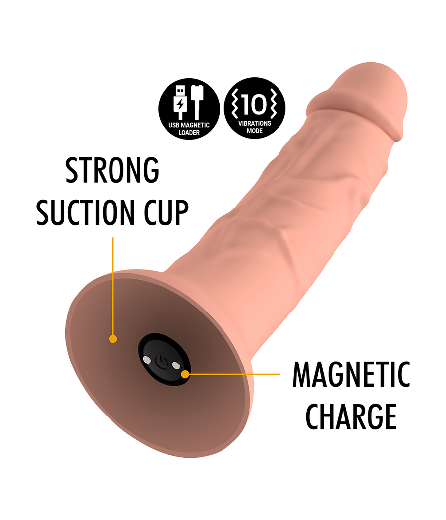 MYTHOLOGY - ASHER ORIGINAL DILDO M - VIBRATORE COMPATIBILE CON TECNOLOGIA WATCHME WIRELESS