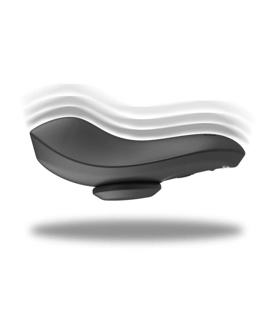 BLACK&SILVER - CULOTTE VIBRANTE RECHARGEABLE EN SILICONE PRESTON NOIRE