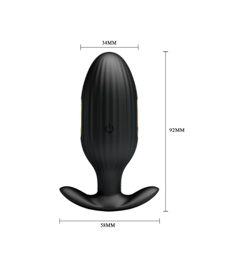 PRETTY LOVE - JEFFERSON PLUG ANAL CONTROLADO POR APP NEGRO