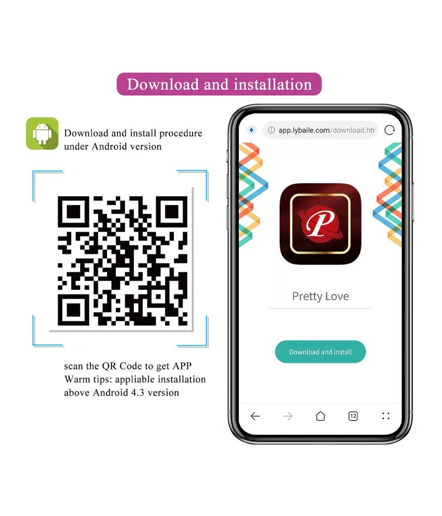 PRETTY LOVE - PLUG ANALE CONTROLLATO DA APP JEFFERSON NERO