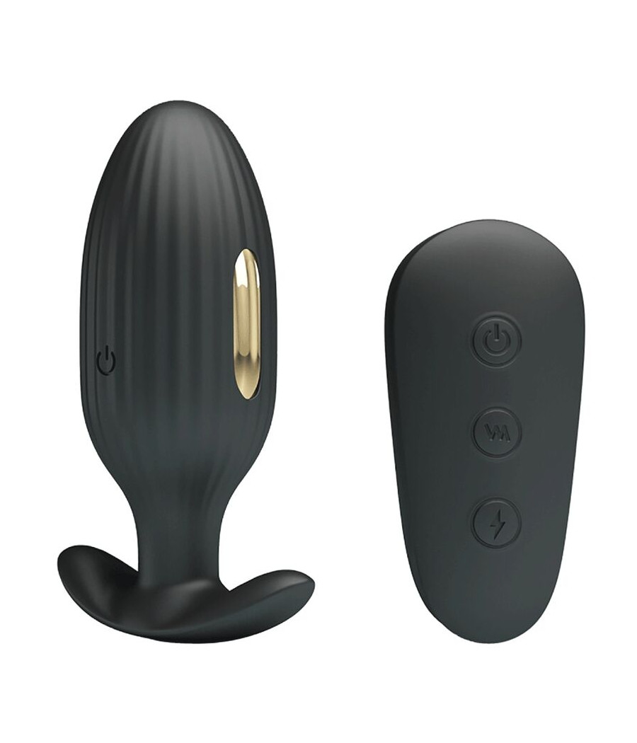 PRETTY LOVE - KELLY PLUG ANAL VIBRADOR RECARGABLE NEGRO
