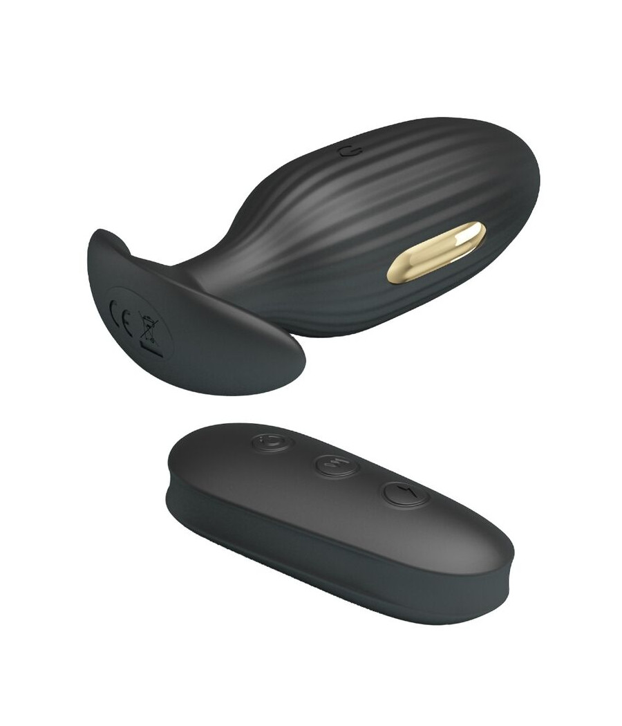 PRETTY LOVE - KELLY PLUG ANAL RECHARGEABLE VIBRATOR BLACK