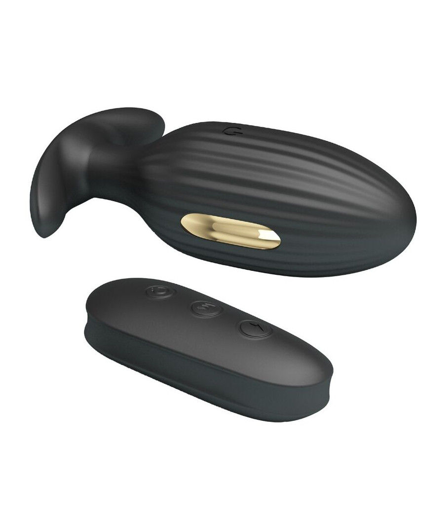 PRETTY LOVE - KELLY PLUG ANAL WIEDERAUFLADBARER VIBRATOR SCHWARZ