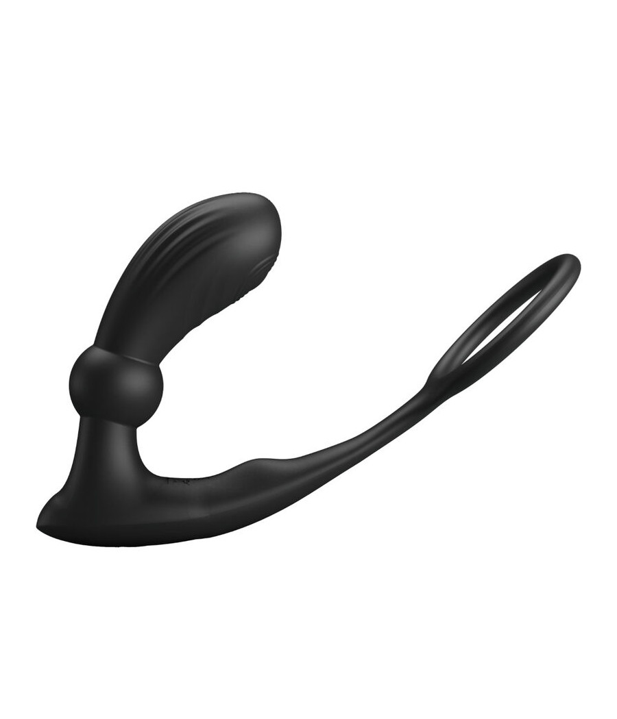 PRETTY LOVE - ANELLO ANALE E VIBRATORE WARREN BLACK