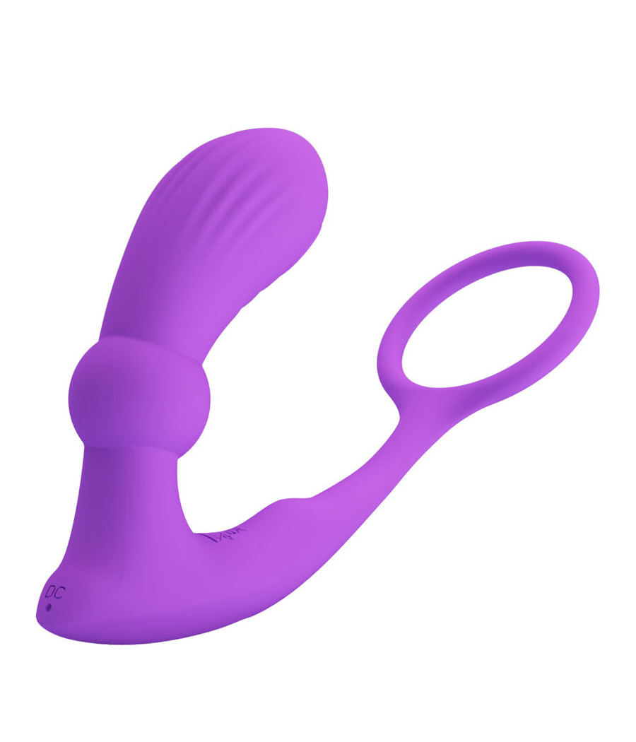 PRETTY LOVE - WARREN VIOLET ANAL RING & VIBRATOR