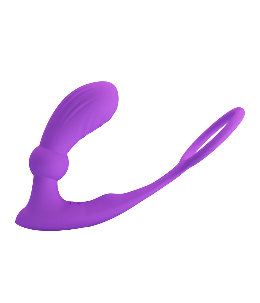 PRETTY LOVE - BAGUE WARREN ET VIBRATEUR ANAL VIOLET