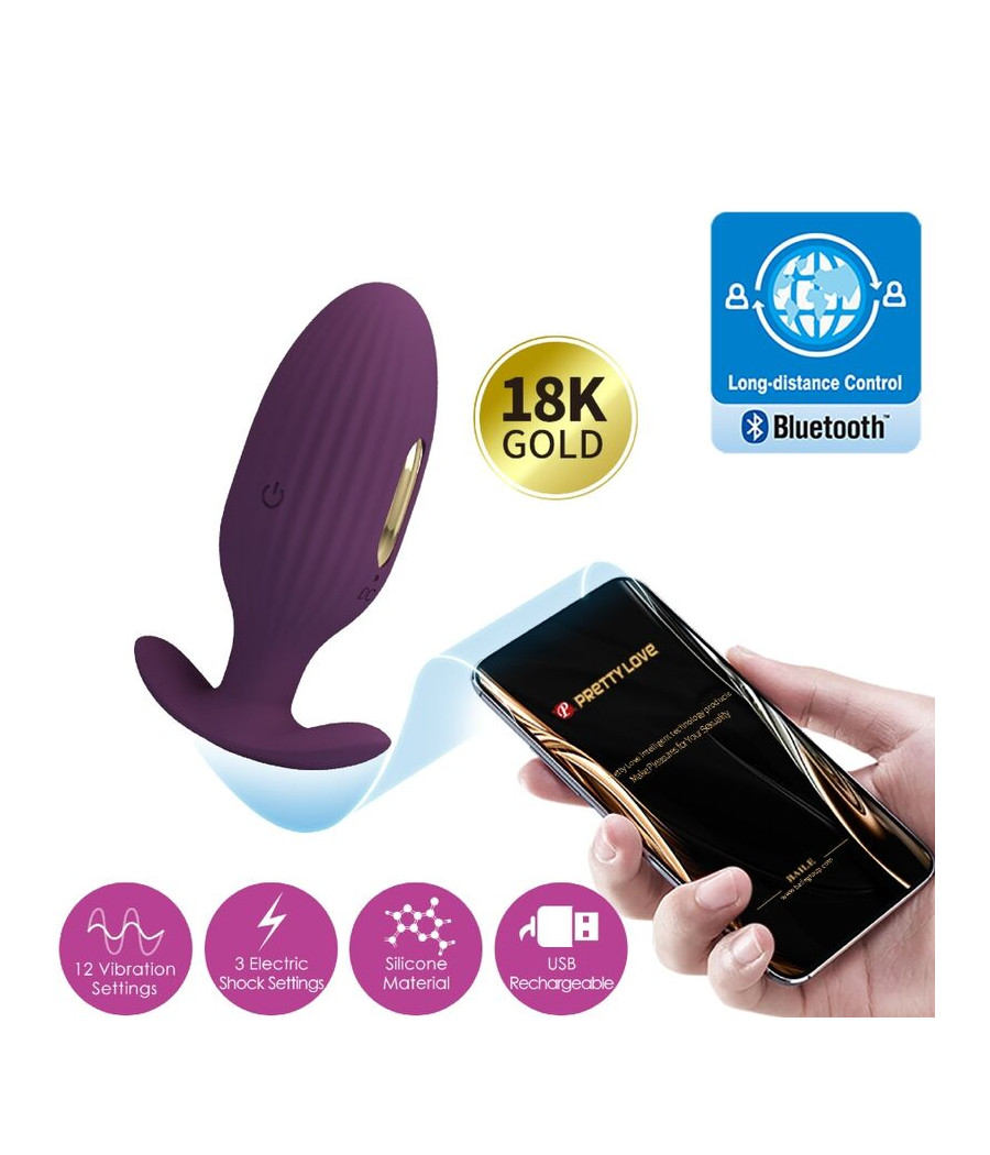 PRETTY LOVE - PLUG ANAL CONTRÔLÉ PAR APPLICATION JEFFERSON VIOLET