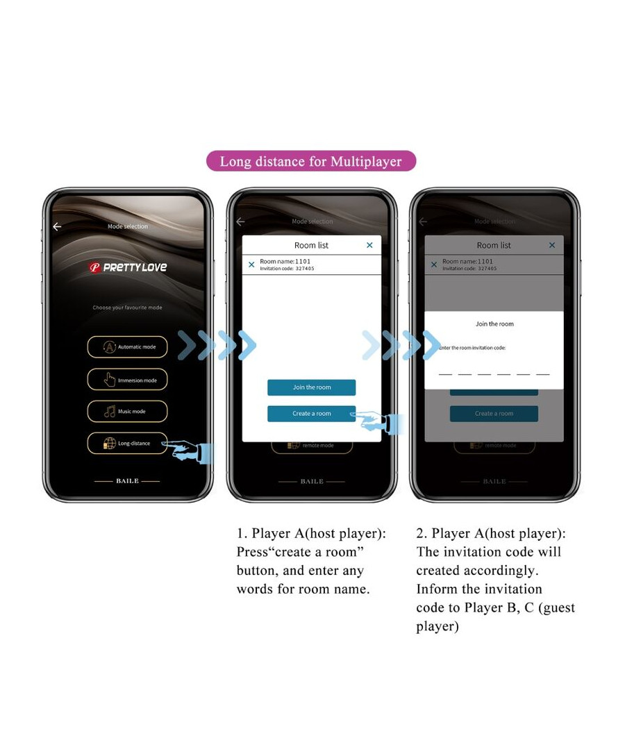 PRETTY LOVE - JEFFERSON APP-GESTEUERTER ANALSTECKER LILA