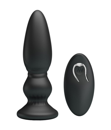 MR PLAY - PUISSANT VIBRATEUR TÉLÉCOMMANDE PLUG ANAL NOIR