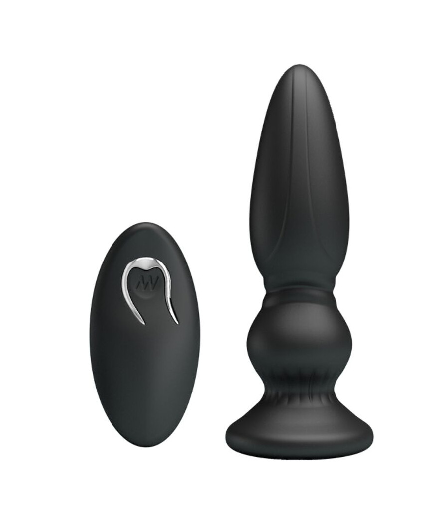 MR PLAY - VIBRADOR POTENTE CONTROL REMOTO ANAL PLUG NEGRO
