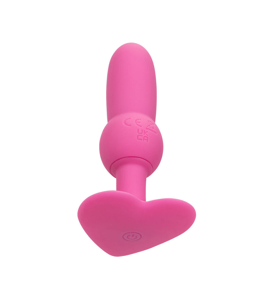 CALEXOTICS - FIRST TIME ANAL PLUG MIT PERLENSONDE 10 VIBRATIONEN ROSA