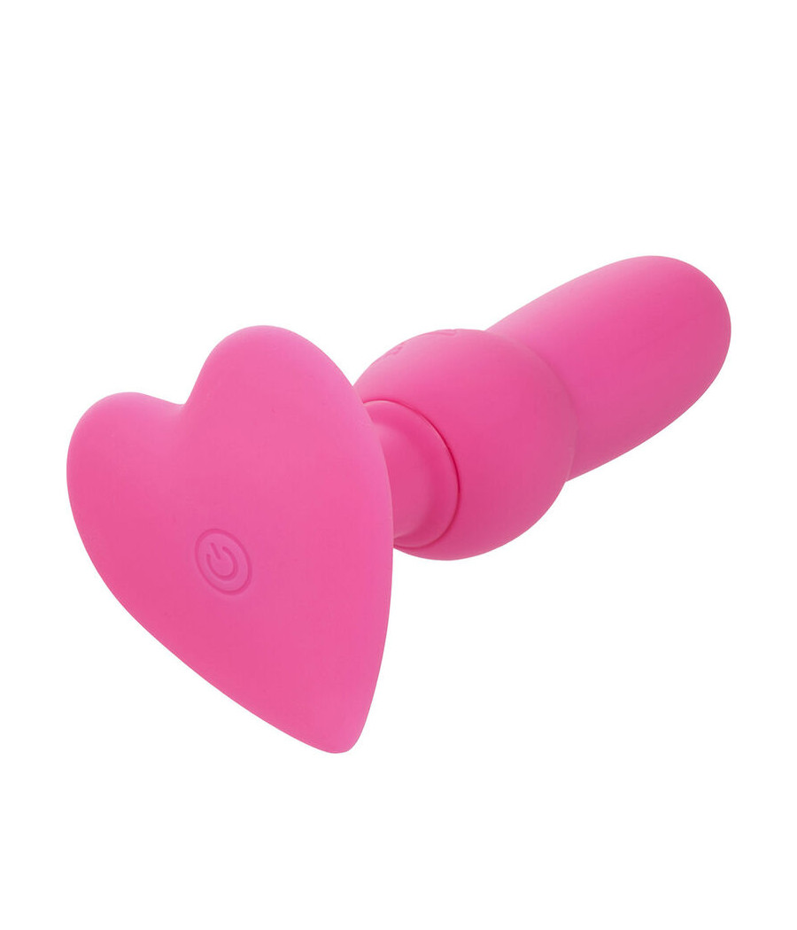 CALEXOTICS - FIRST TIME ANAL PLUG MIT PERLENSONDE 10 VIBRATIONEN ROSA