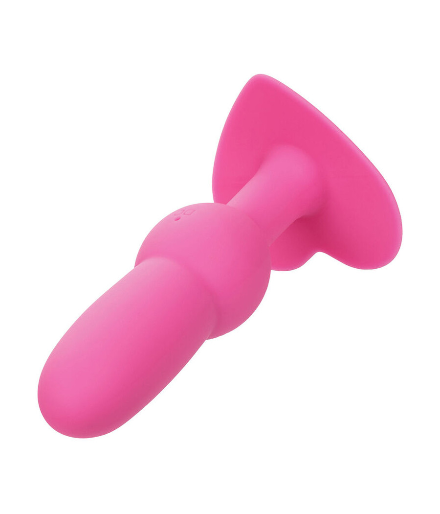 CALEXOTICS - FIRST TIME ANAL PLUG MIT PERLENSONDE 10 VIBRATIONEN ROSA