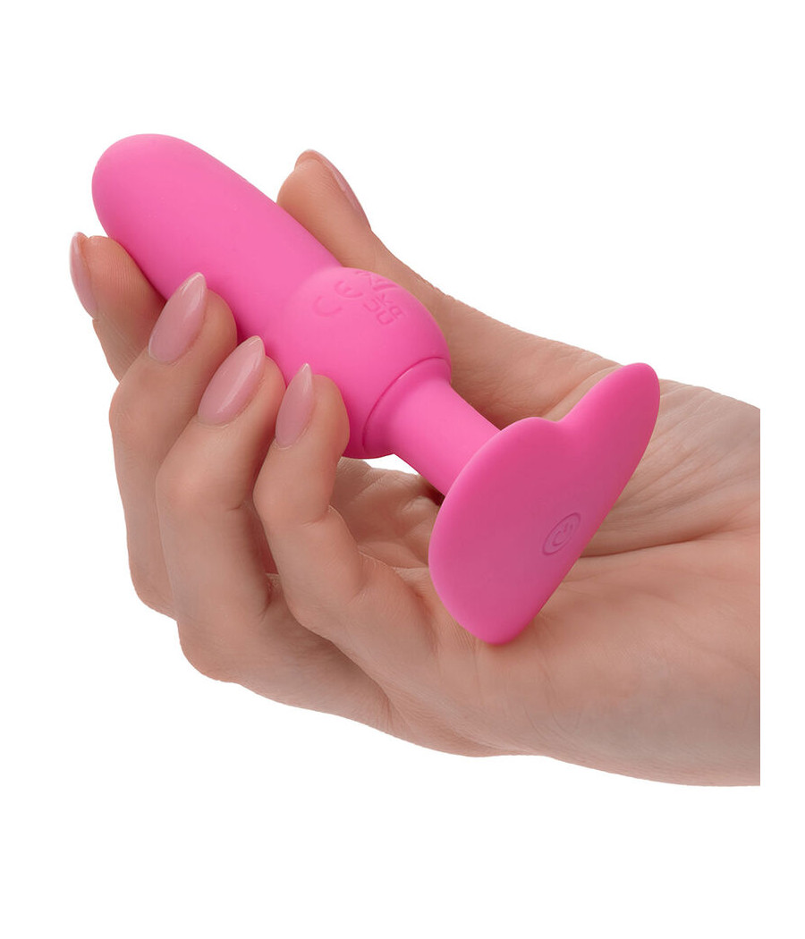CALEXOTICS - FIRST TIME SONDE ANAL PLUG PERLÉE 10 VIBRATIONS ROSE