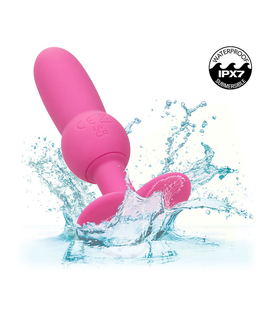 CALEXOTICS - FIRST TIME PLUG ANAL SONDA DE CONTAS 10 VIBRAÇÕES ROSA