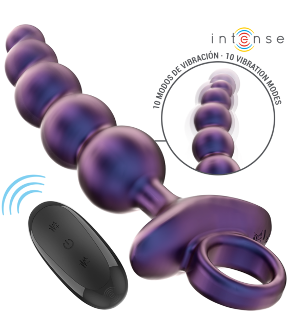 INTENSE - TITO VIBRADOR ANAL PLUG MODELO 3 CONTROLE REMOTO