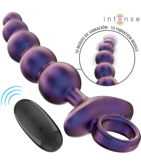 INTENSE - TITO PLUG ANAL VIBRANT MODÈLE 3 TÉLÉCOMMANDE