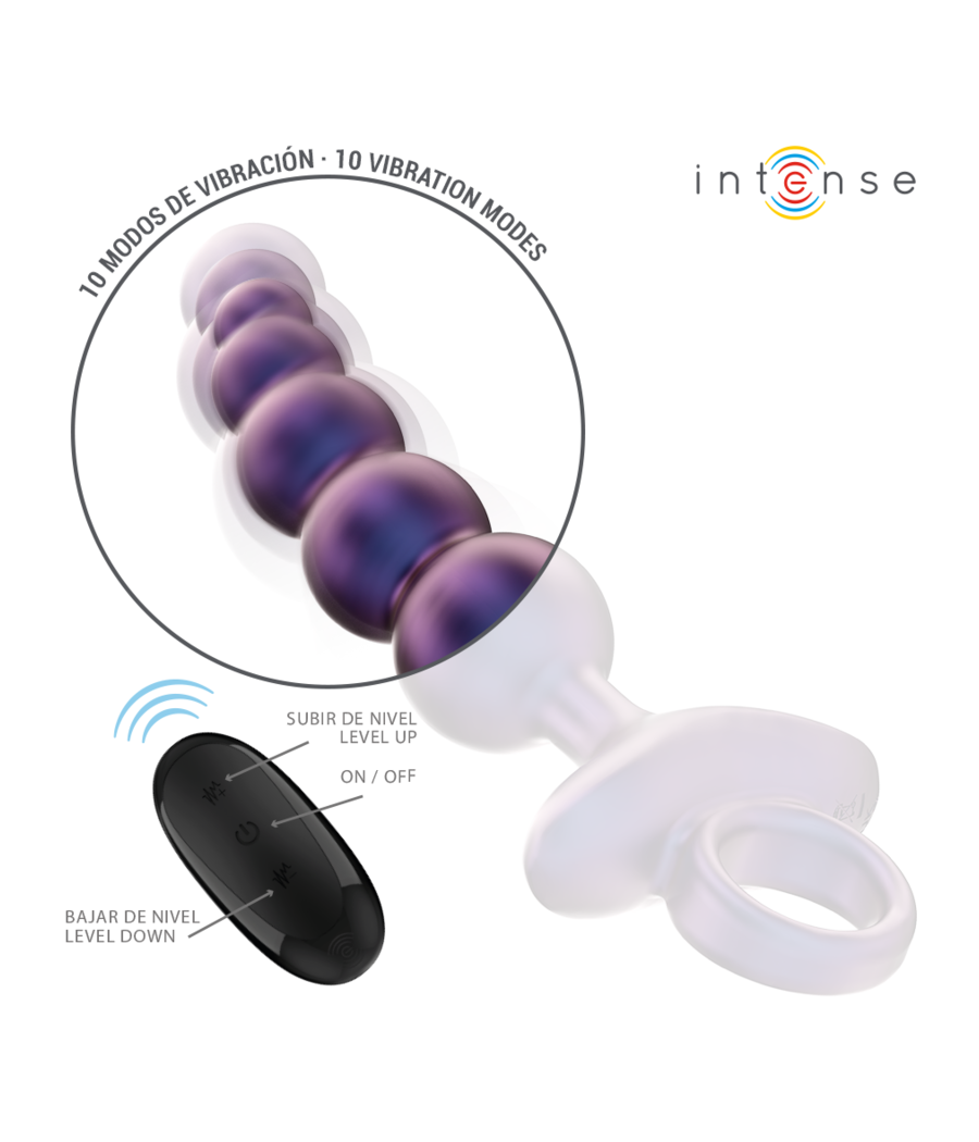 INTENSE - TITO VIBRANTE ANAL PLUG MODELLO 3 TELECOMANDO