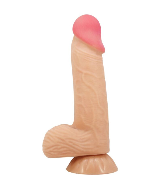 PRETTY LOVE - SÉRIE SLIDING SKIN DILDO REALÍSTICO COM VENTOSA DESLIZANTE PELE 20,6 CM