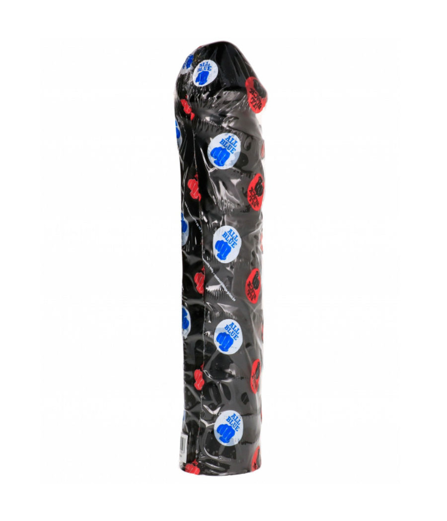 ALL BLACK - DILDO GIGANTE FISTING SUAVE 32 CM
