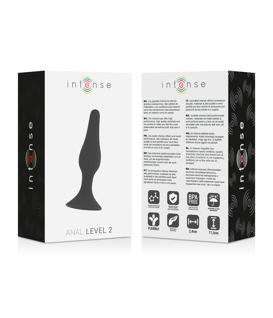 INTENSE - ANAL LEVEL 2 11.5CM NEGRO
