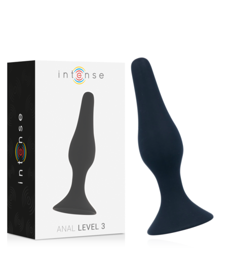 INTENSE - ANAL NIVEAU 3 12,5CM NOIR