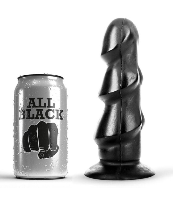 ALL BLACK - DILDO 17 CM