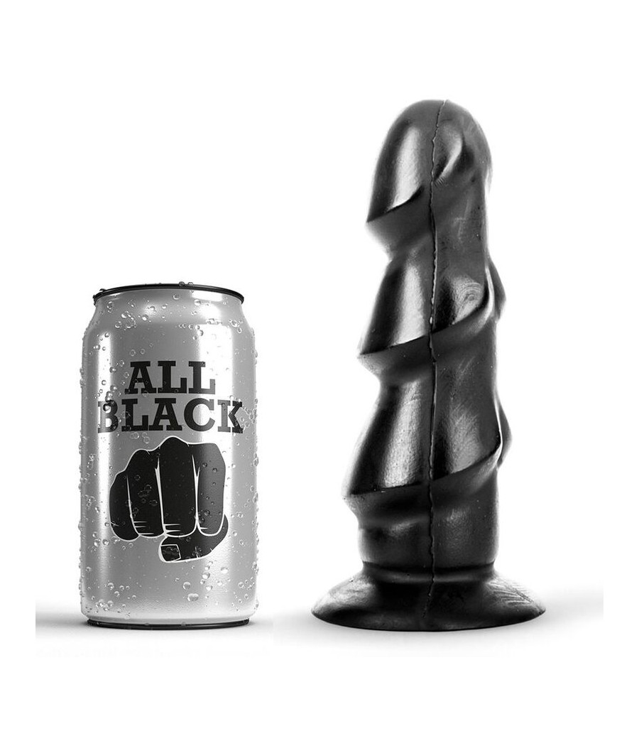 ALL BLACK - DILDO 17 CM