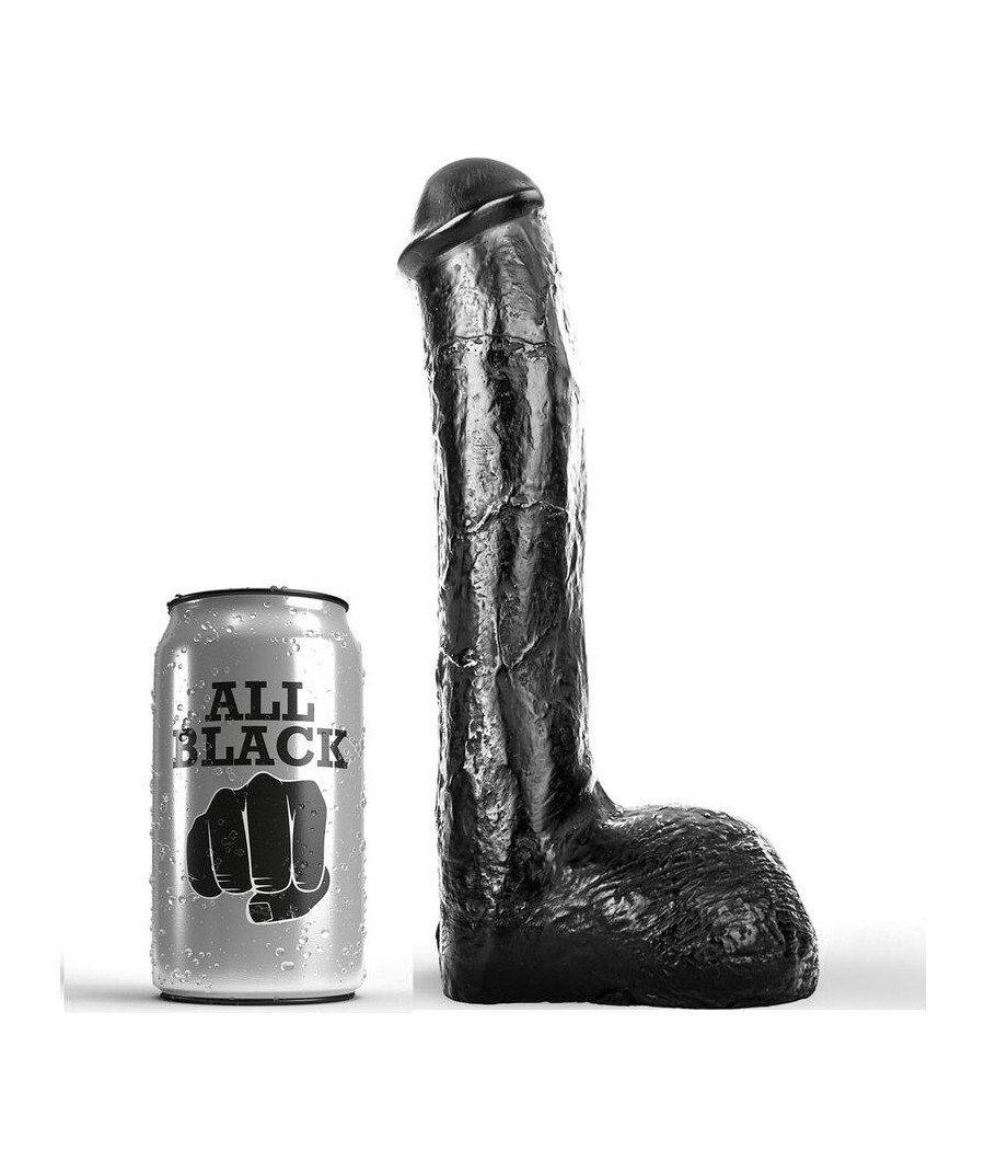 ALL BLACK - PENE ANAL RÉALISTE 23 CM
