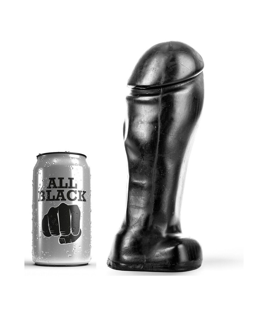 ALL BLACK - DONG 22 CM PUNTA ANCHA