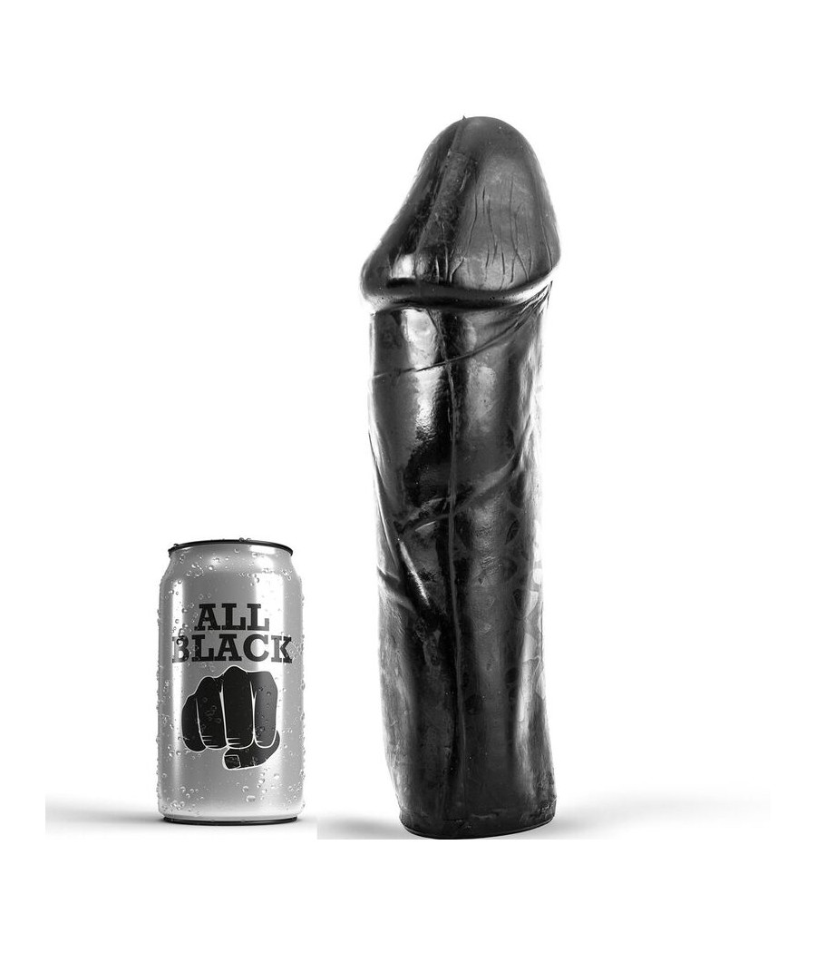 ALL BLACK - DONG 28 CM WITHOUT TESTICLES