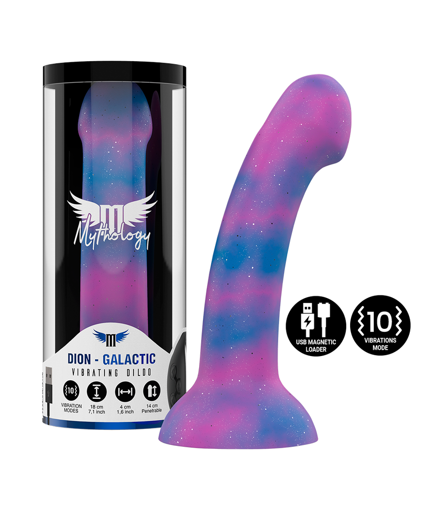 MYTHOLOGY - DION GALACTIC DILDO M - VIBRADOR COMPATIBLE CON WATCHME WIRELESS TECHNOLOGY
