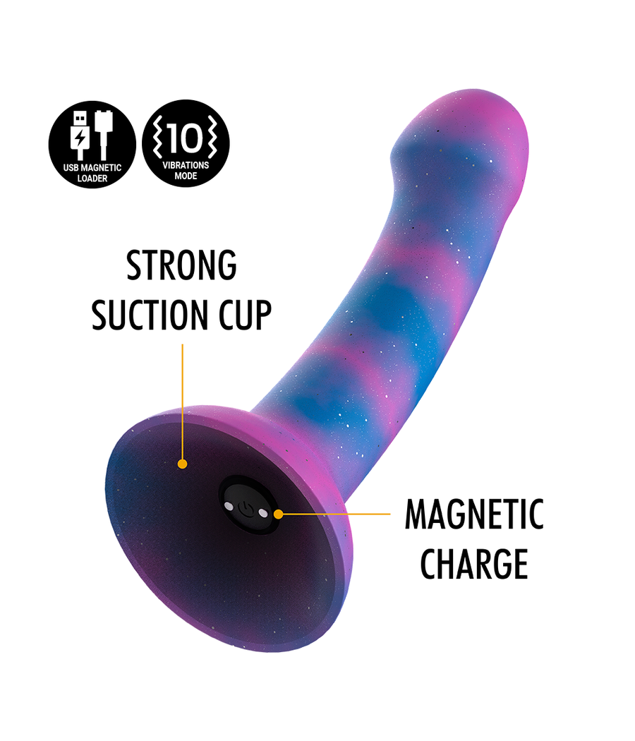 MYTHOLOGY - DION GALACTIC DILDO M - VIBRATEUR WATCHME TECHNOLOGIE SANS FIL COMPATIBLE