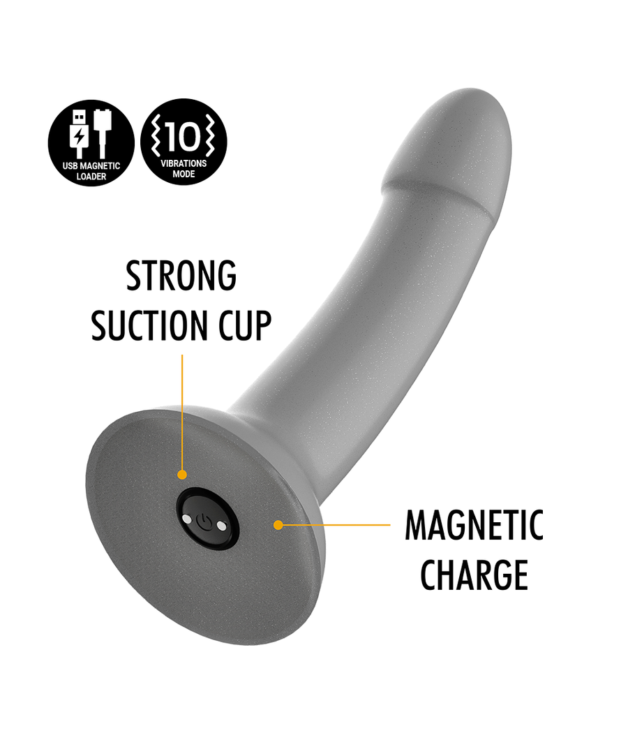 MYTHOLOGY - RUNE MAJESTIC DILDO S - VIBRADOR WATCHME TECNOLOGIA SEM FIO COMPATÍVEL