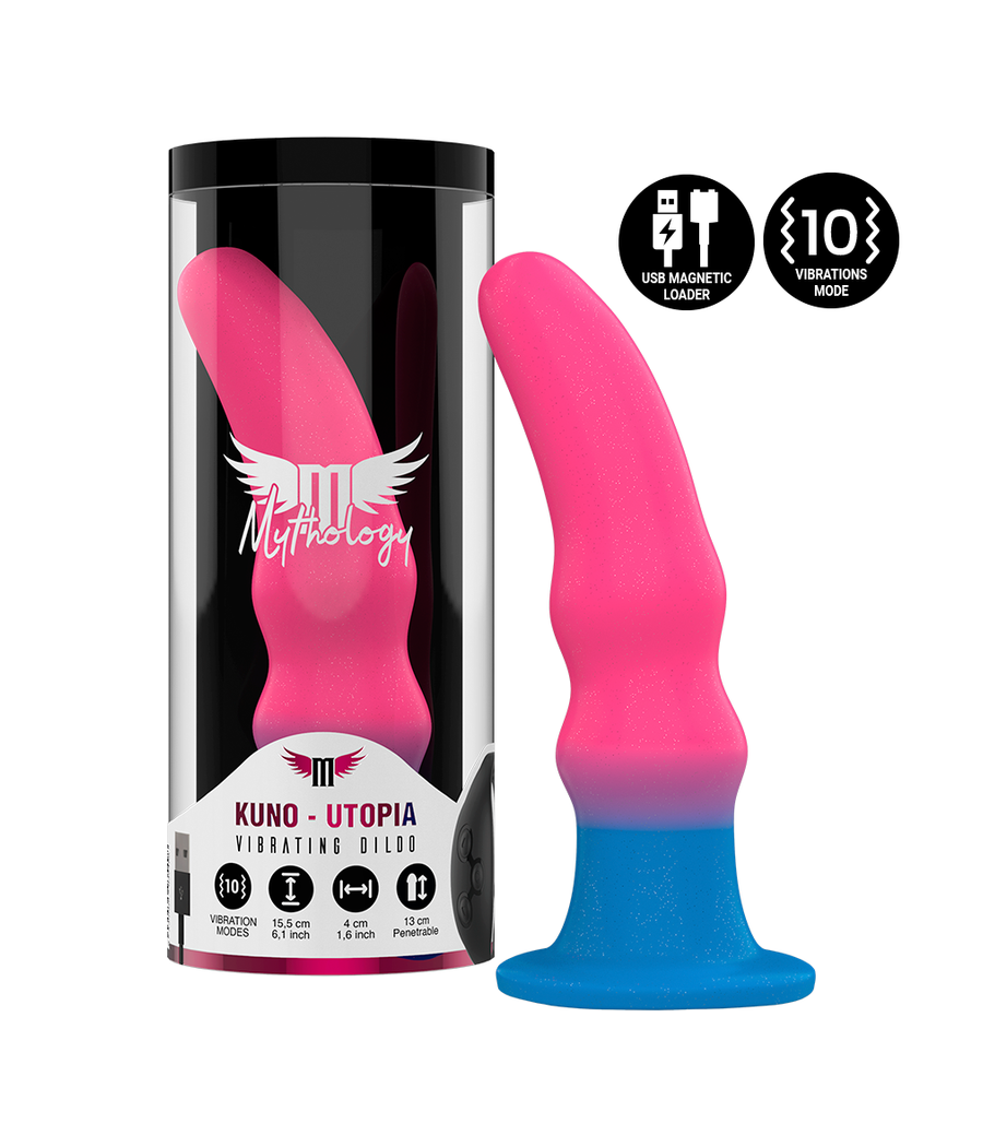 MYTHOLOGY - KUNO UTOPIA DILDO M - VIBRATEUR COMPATIBLE AVEC LA TECHNOLOGIE SANS FIL WATCHME